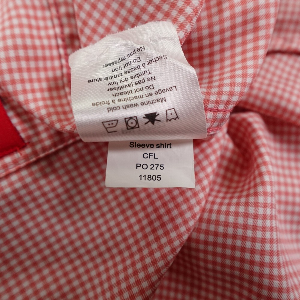 Mountain Khakis Shirt‎ Mens Medium Salmon Pink Passport EC Short Sleeve - Picture 11 of 11